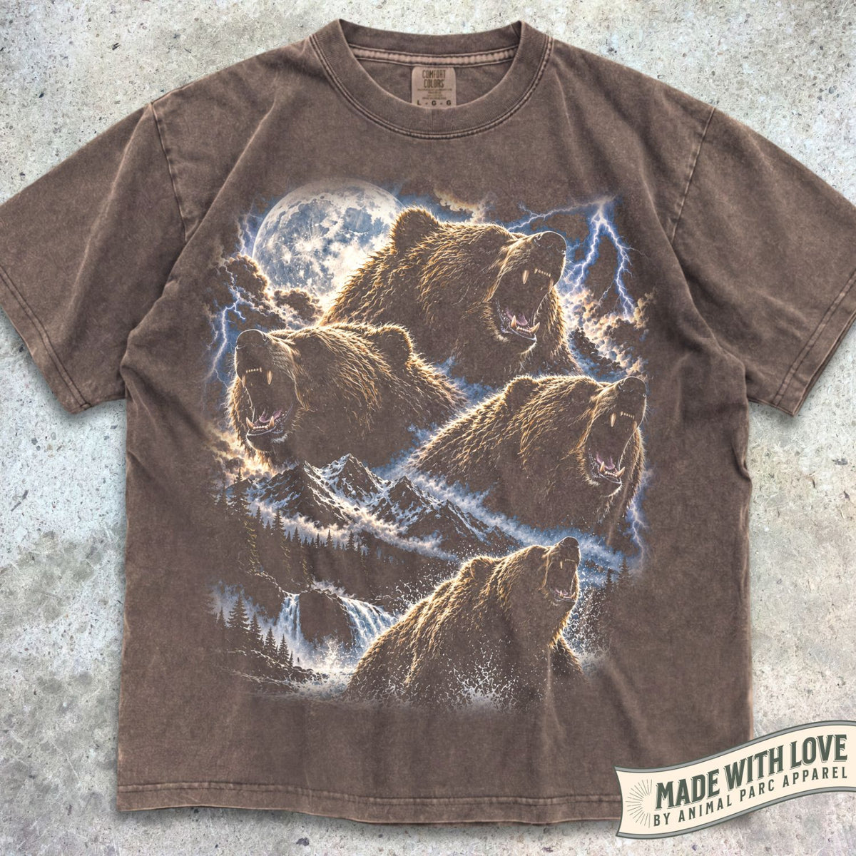 Lightning Grizzlies Tee