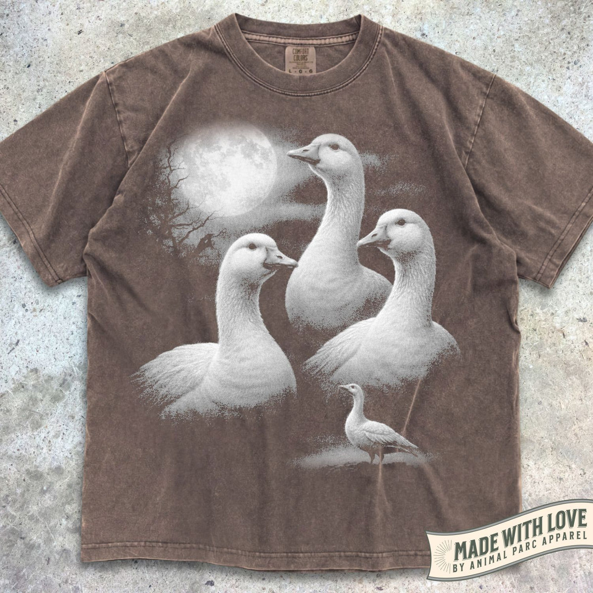 Full Moon Geese Tee