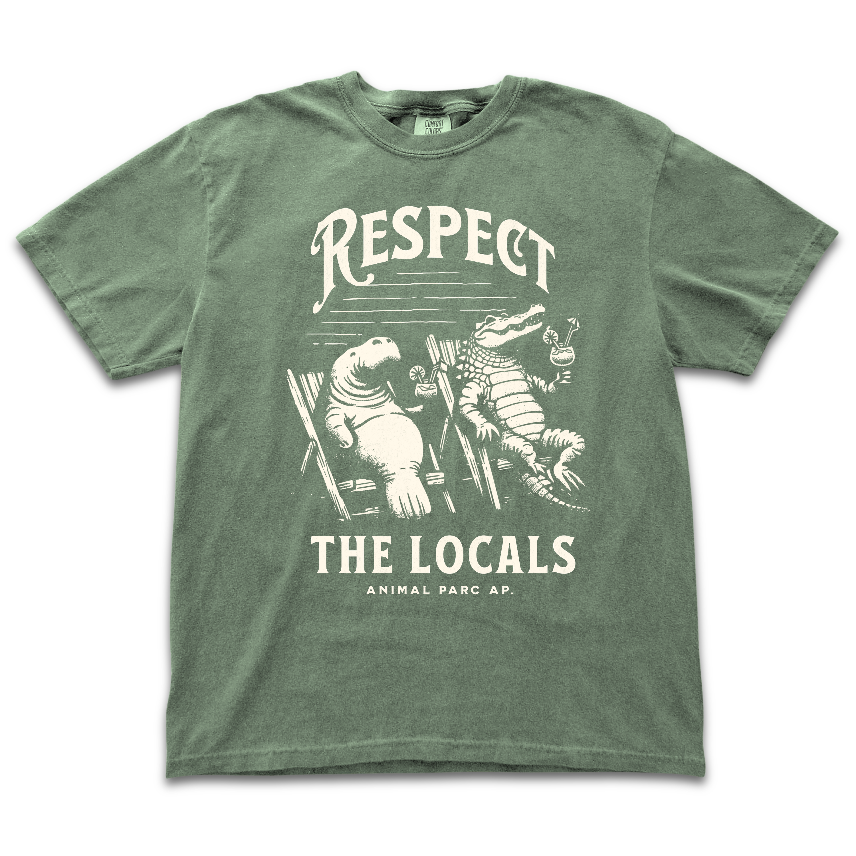 Respect The Locals Alligator & Manatee