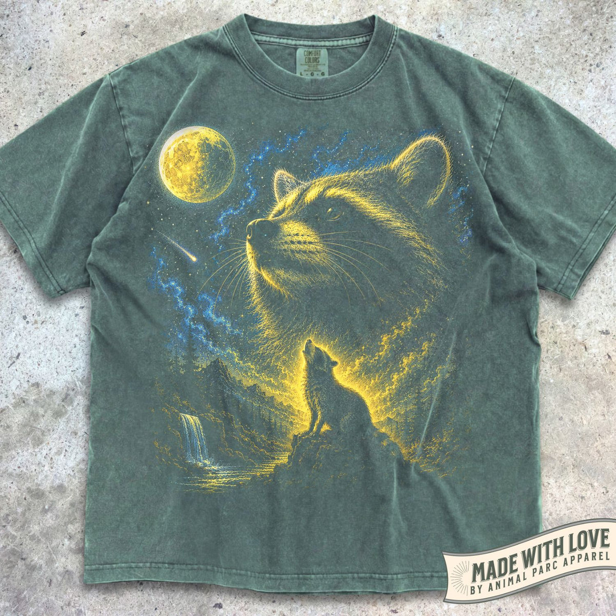 Moonlight Raccoon Tee