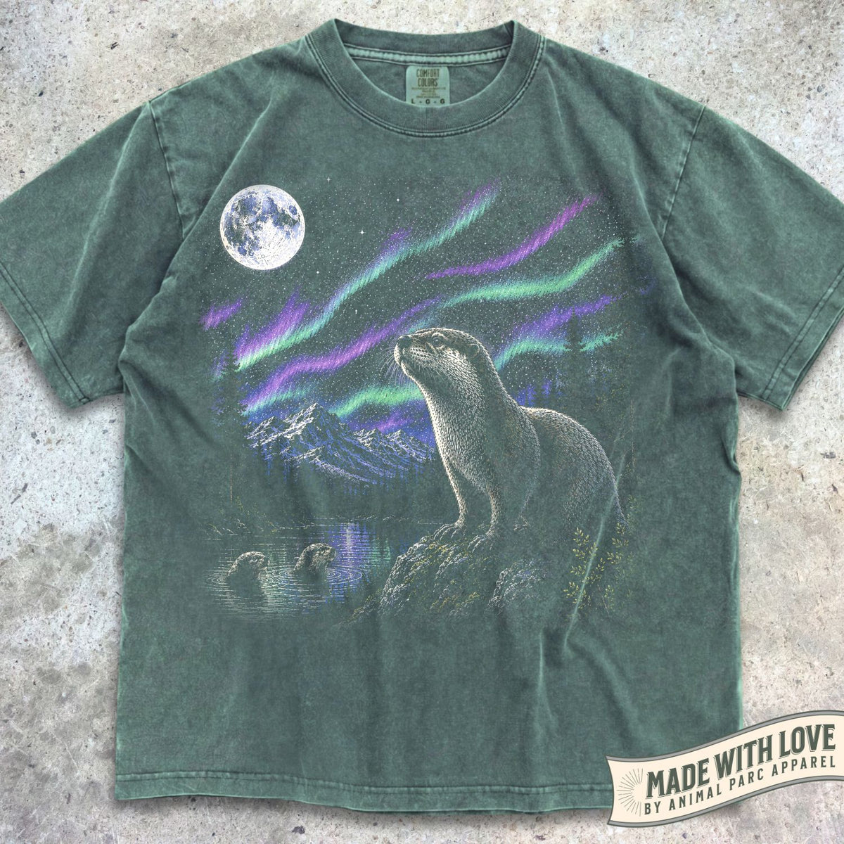 Northern Lights Otter Tee