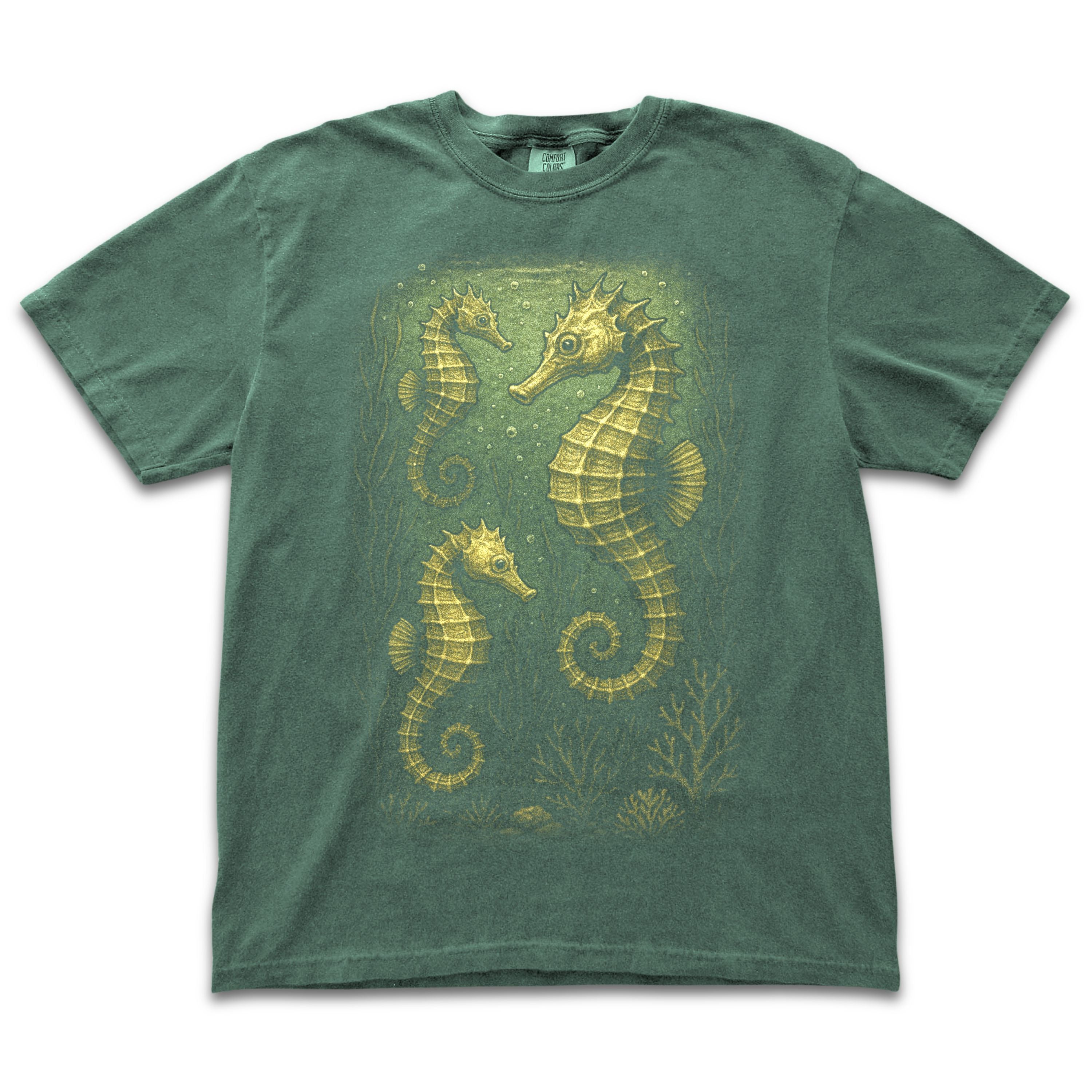 Sea Horses Under Water
