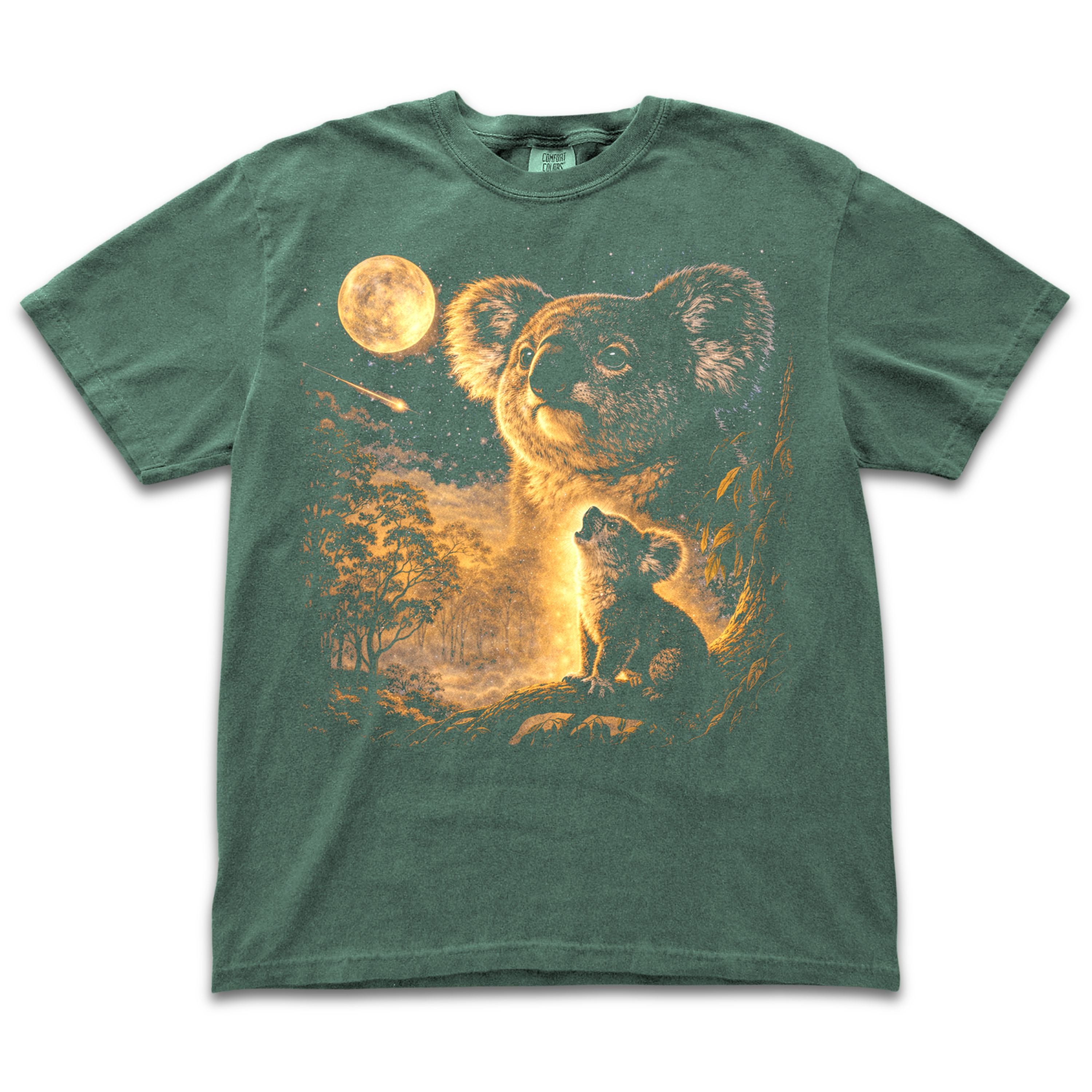 Koala Howling to the Moon