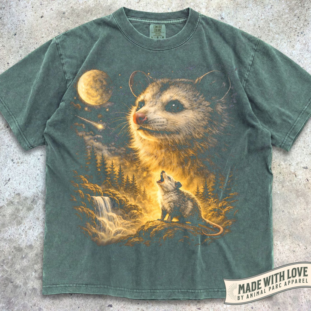 Howling Moon Possum Tee
