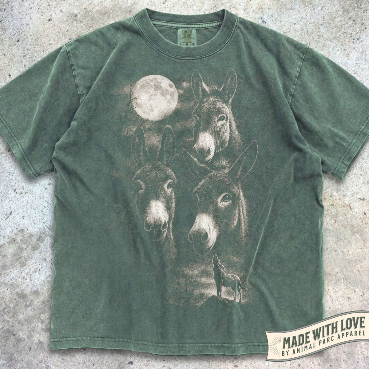 Full Moon Donkeys Tee