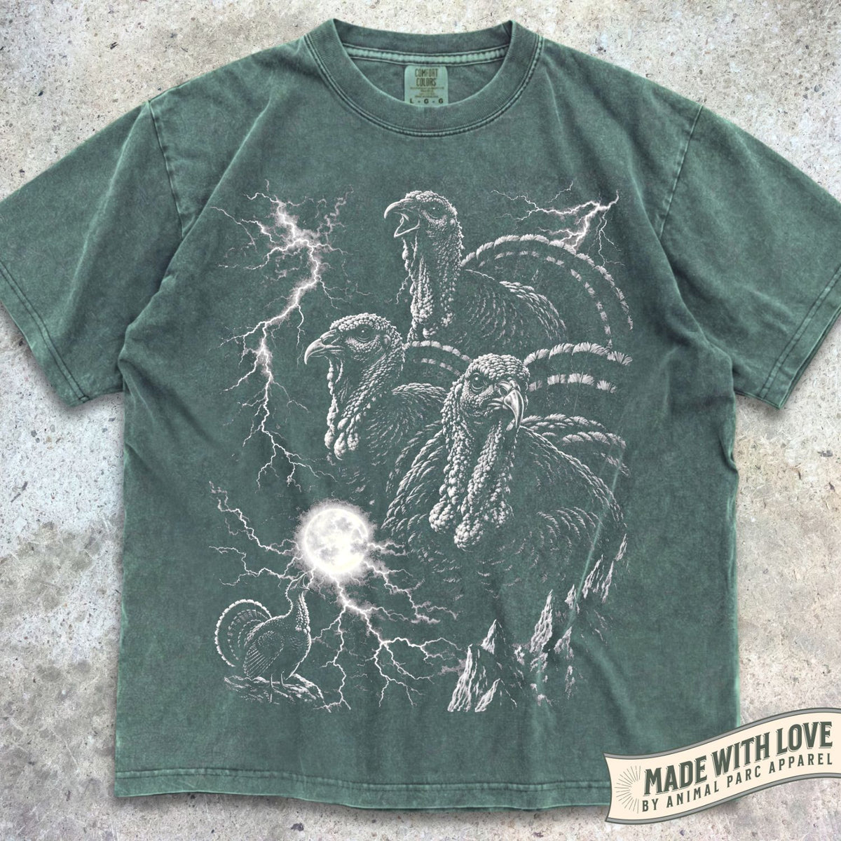 Lightning Turkeys Tee