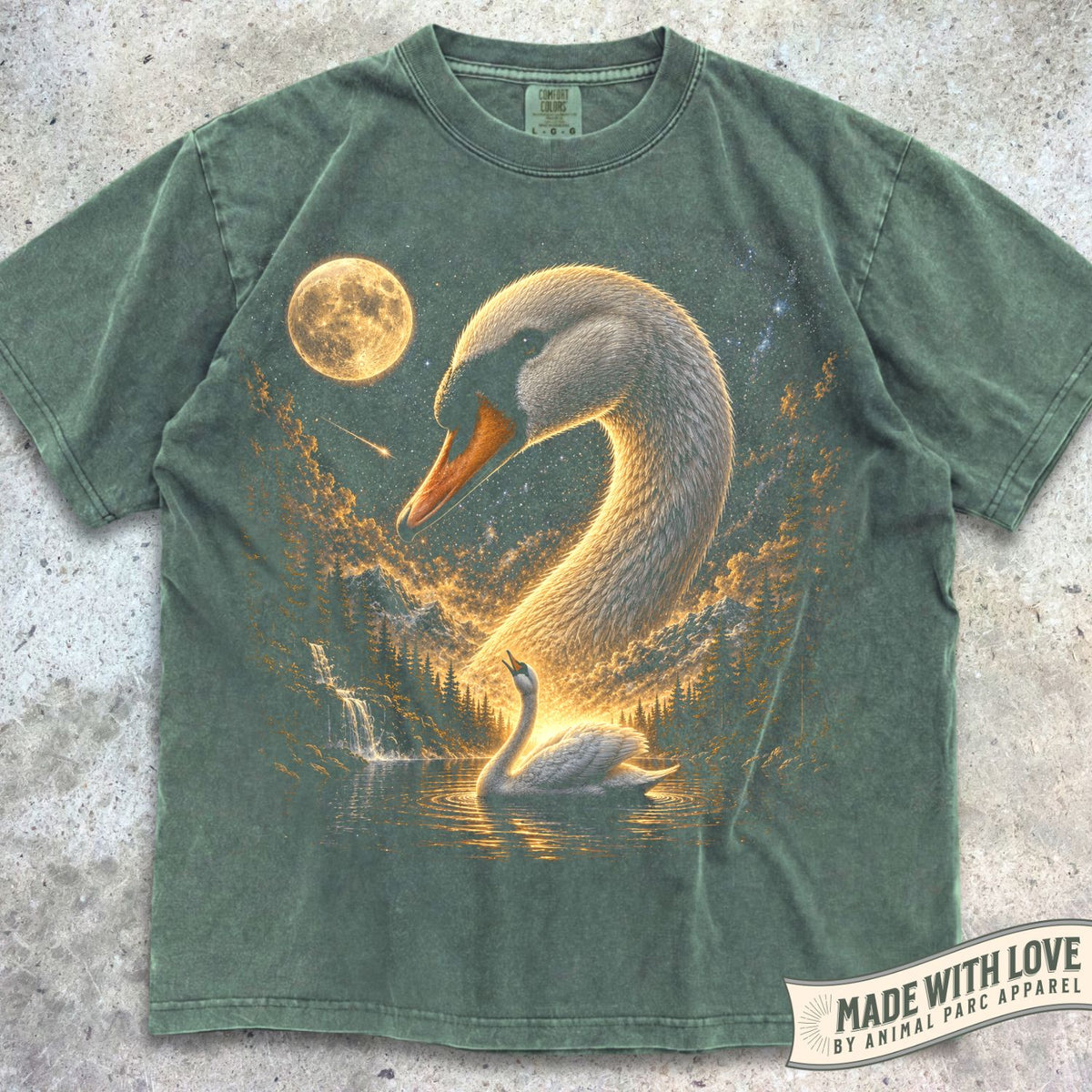Swan Howling Moon Tee