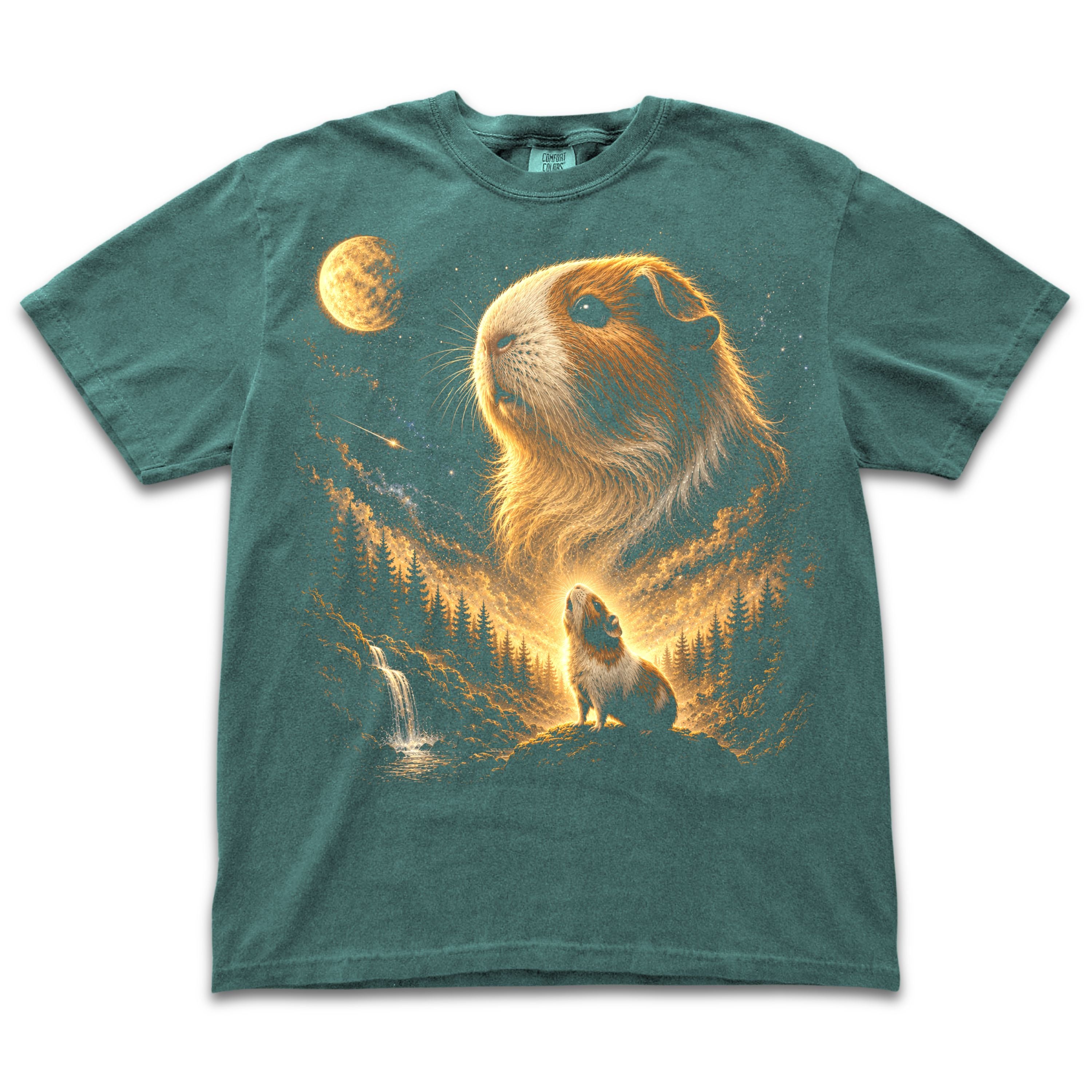 Guinea Pig Howling to the Moon