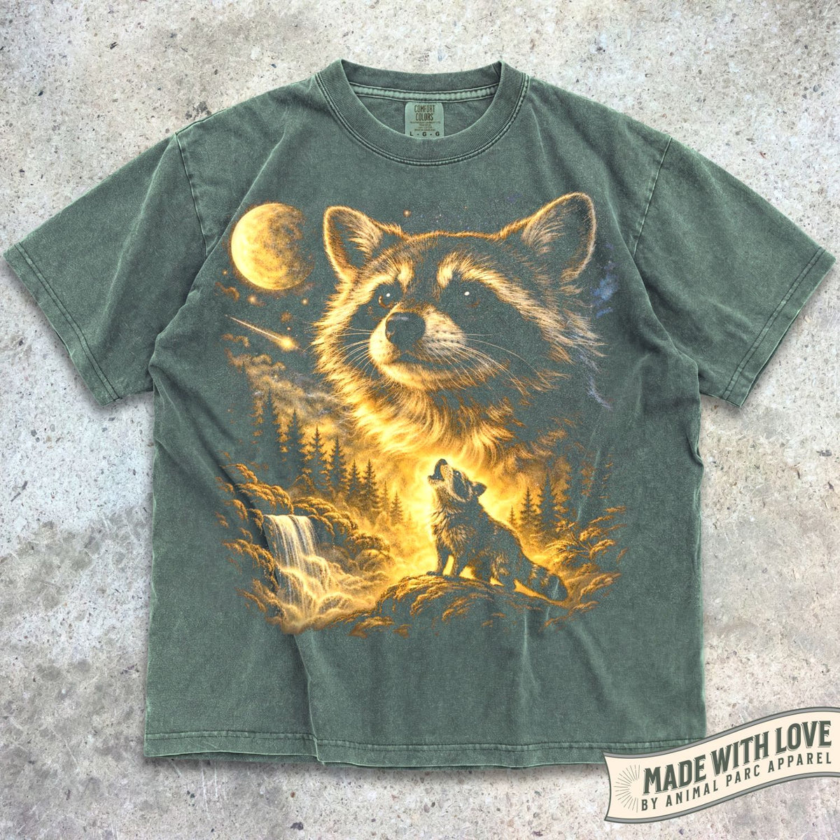 Howling Raccoon Tee