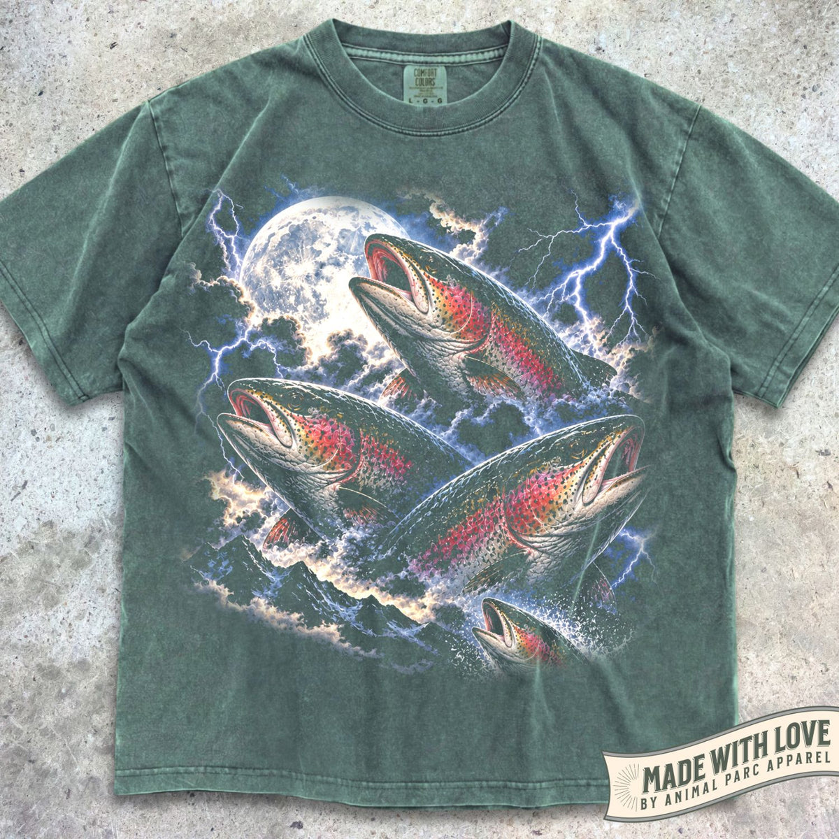 Lightning Rainbow Trouts Tee