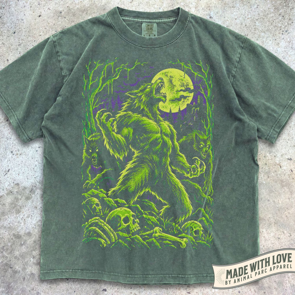 Neon Werewolf Tee