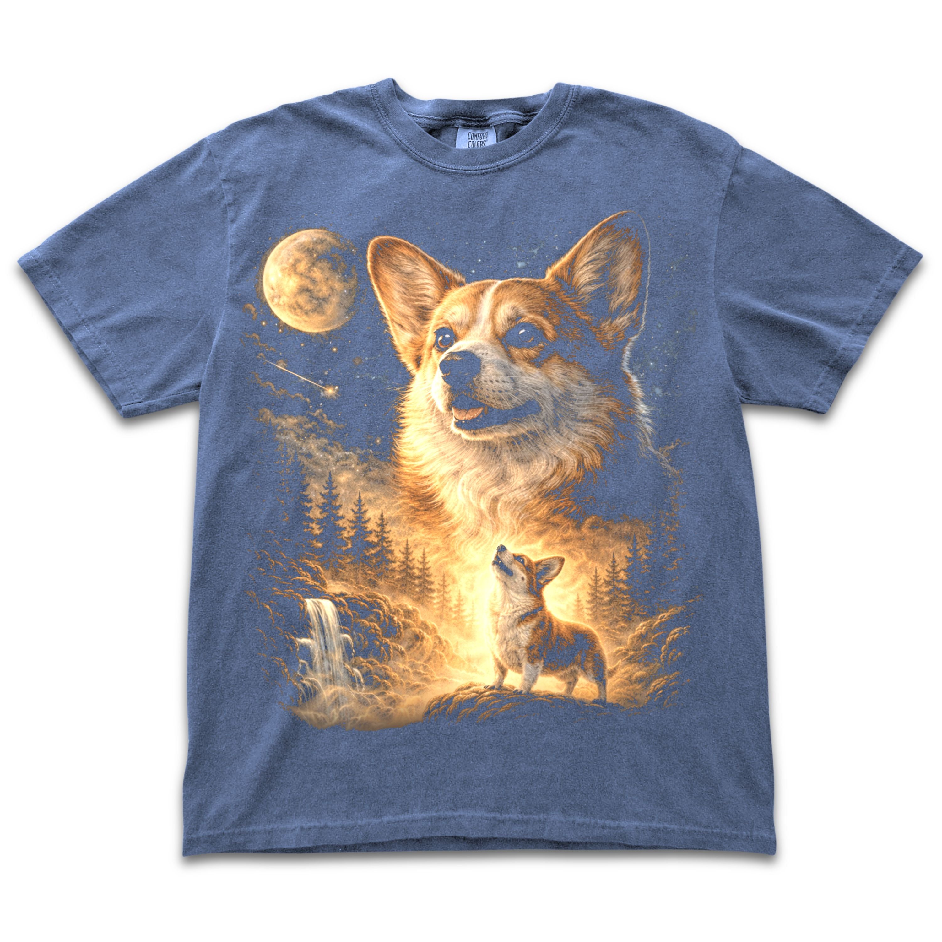 Corgi Moonlight Tee