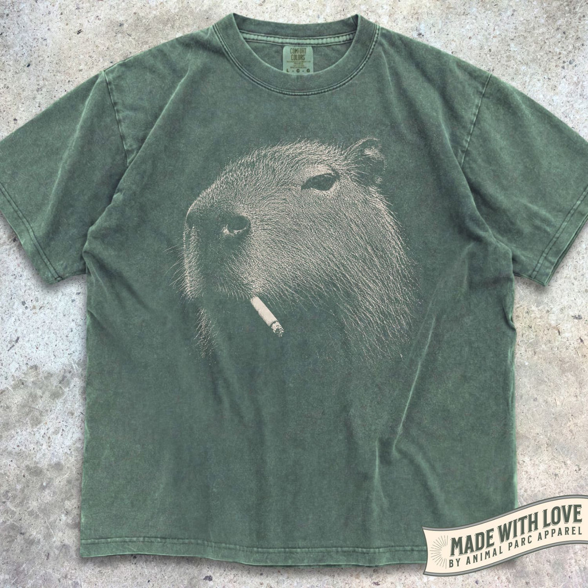 Smoking Capybara Tee