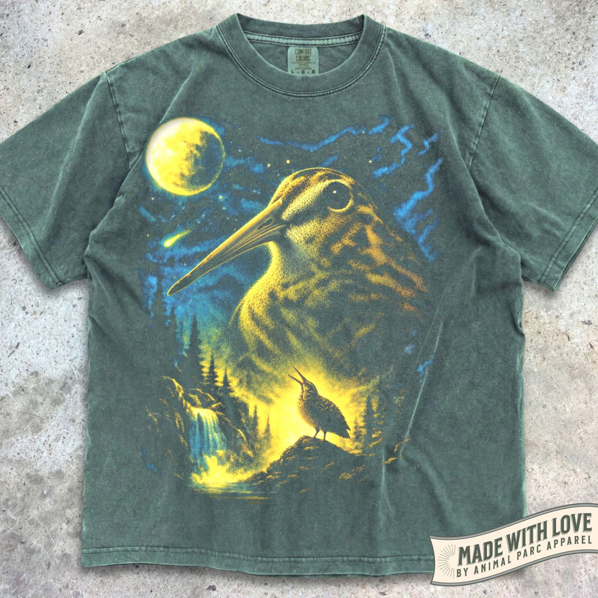 American Woodcock Howling to the Moon Tee