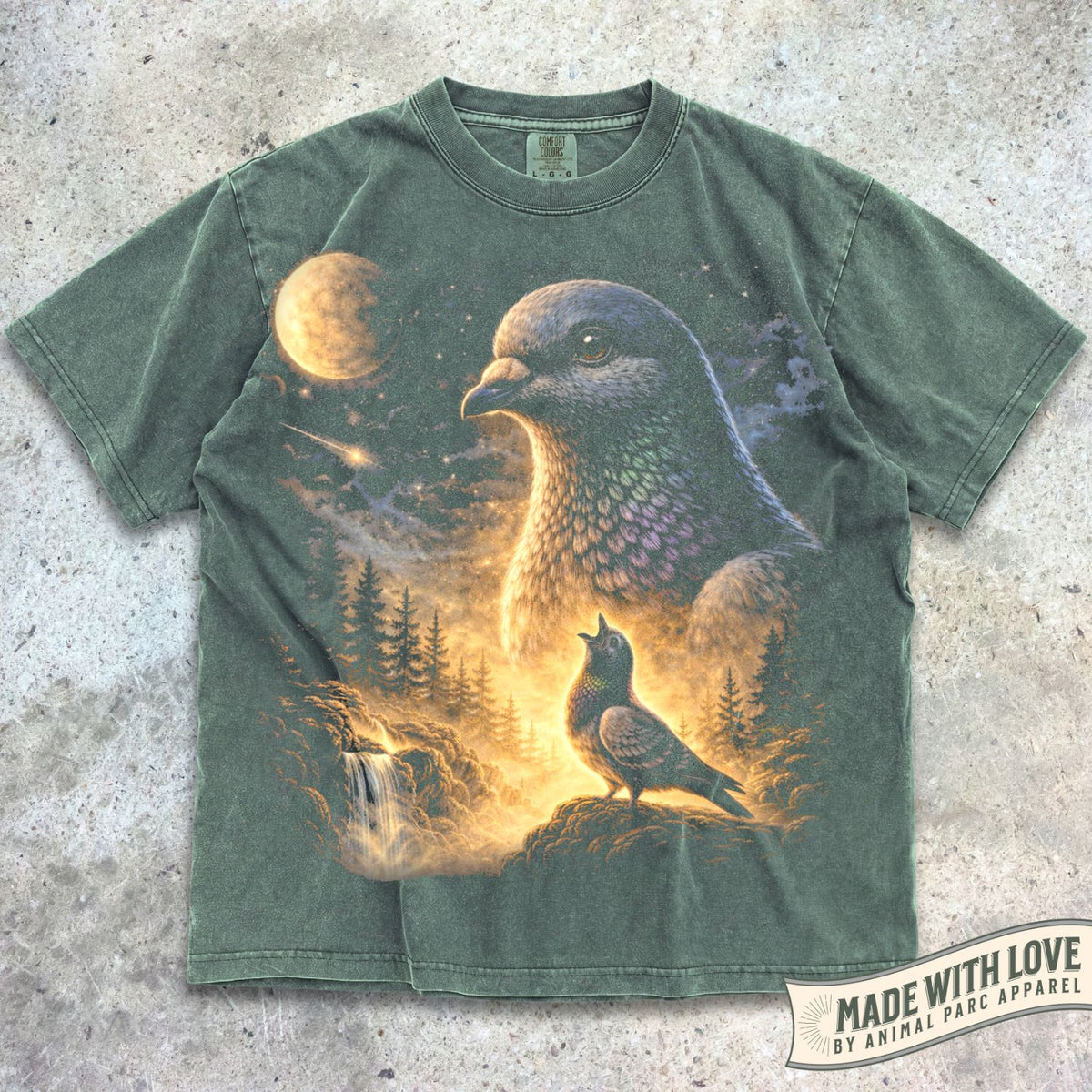 Pigeon Howling to the Moon