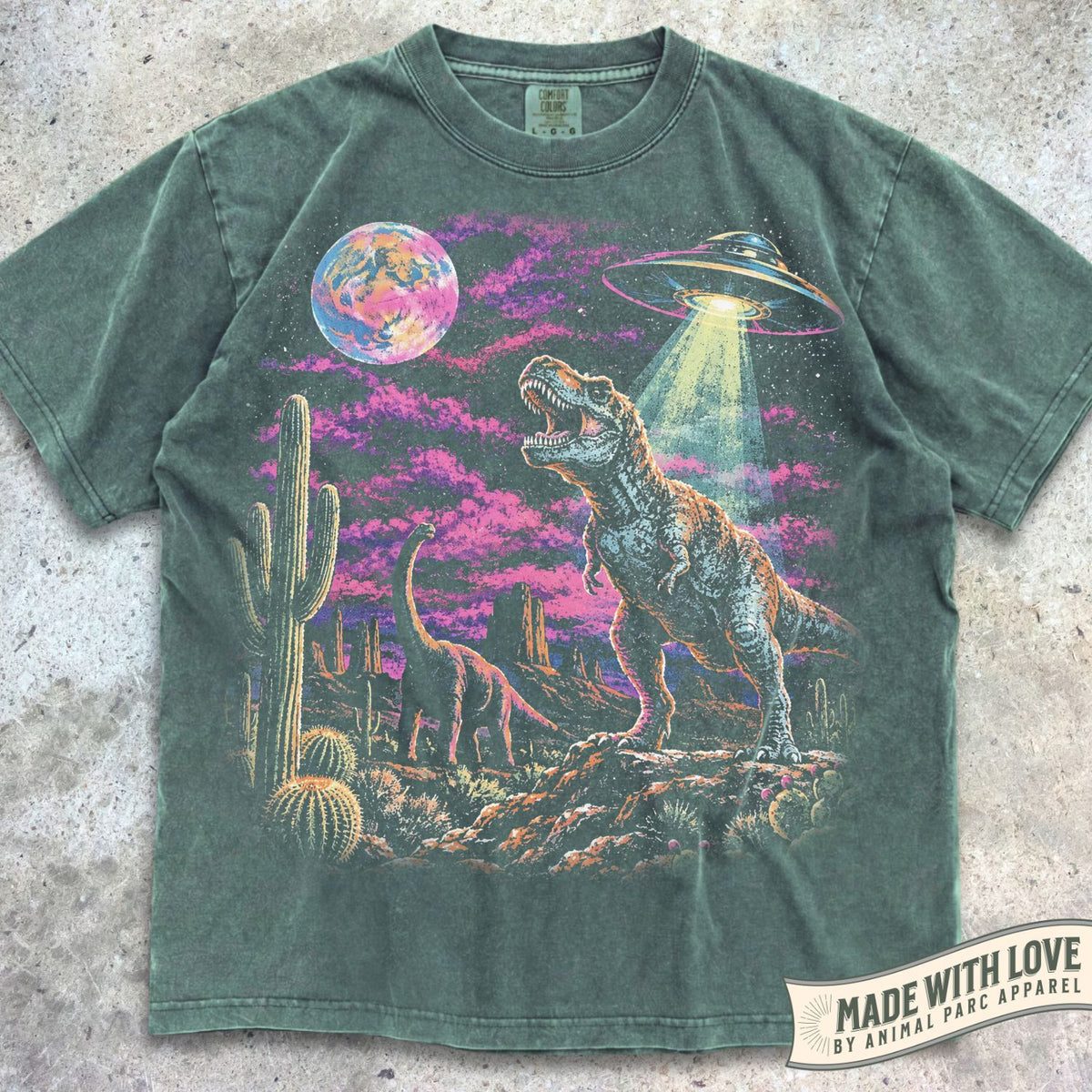 Dinosaurs Ufo Tee