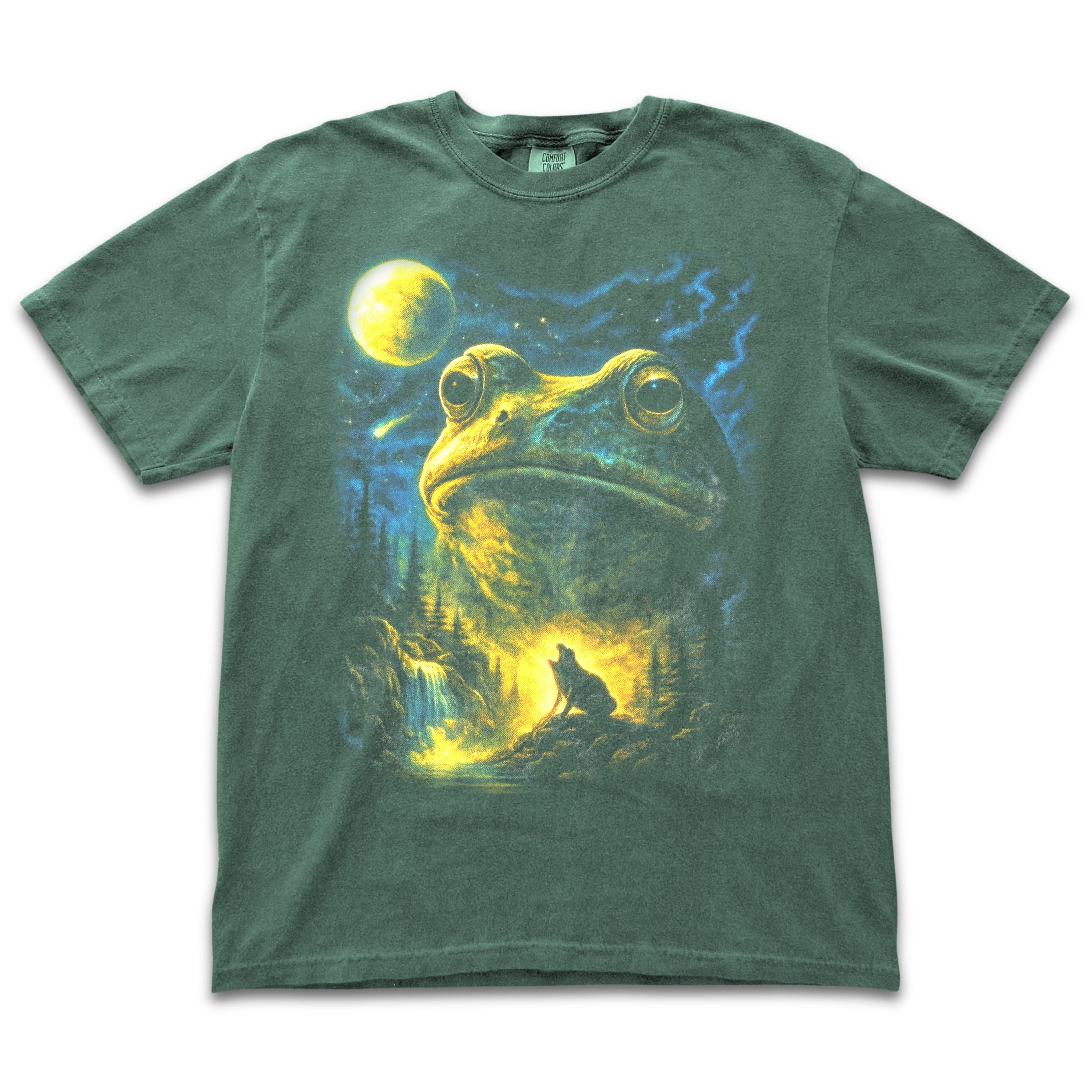 Frog Howling to the Moon