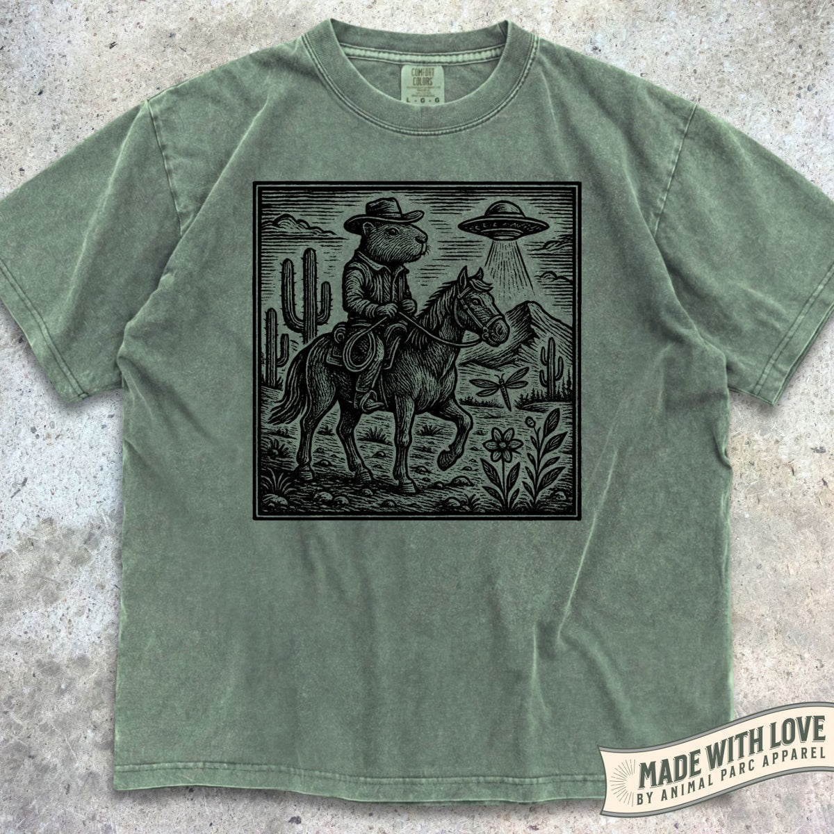 Capybara Cowboy Tee