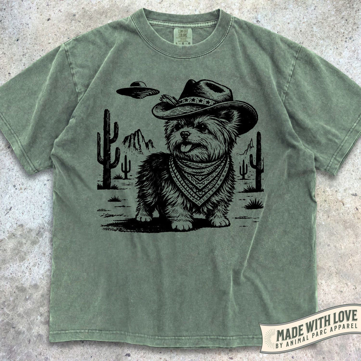 Cowboy Yorkie Tee