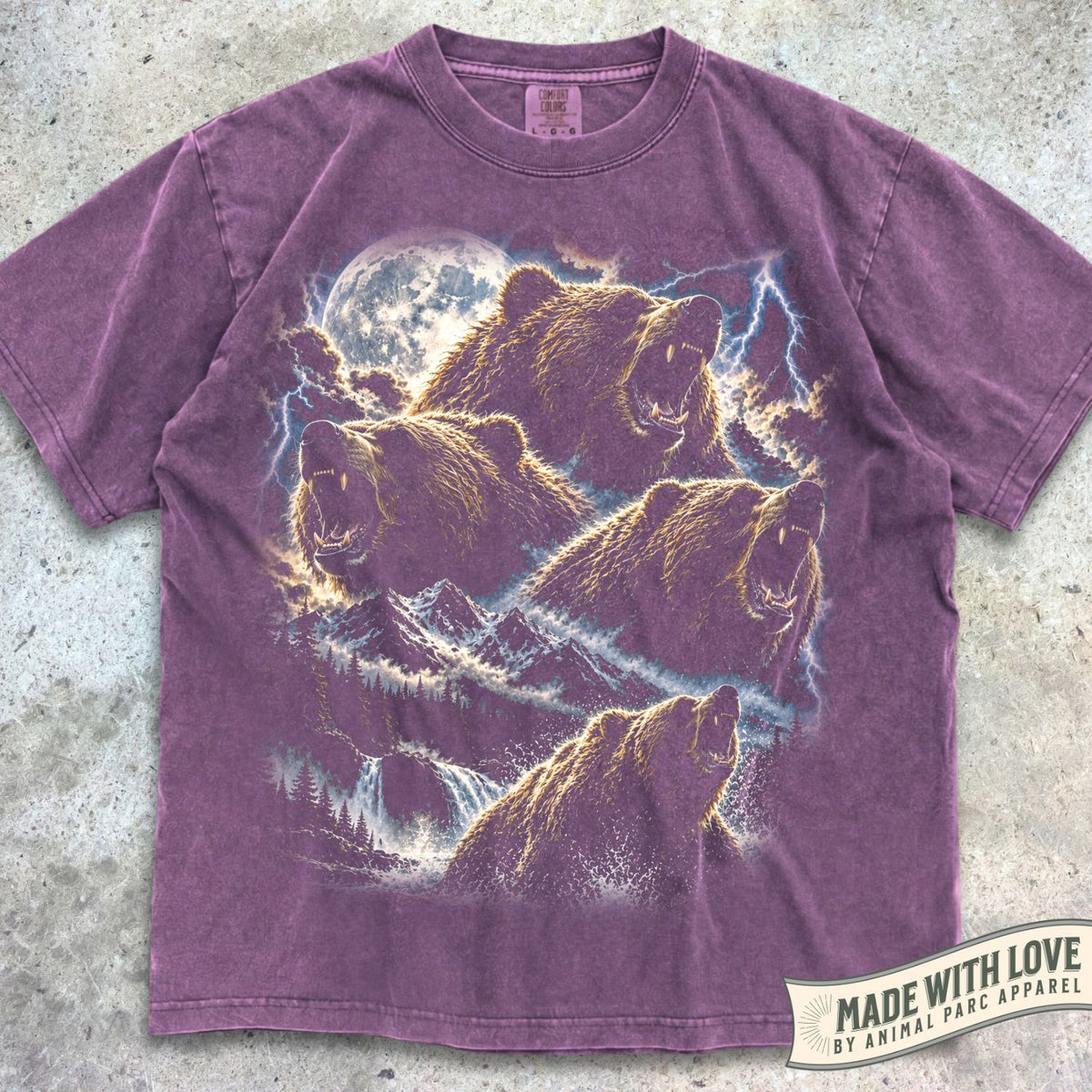 Lightning Grizzlies Tee