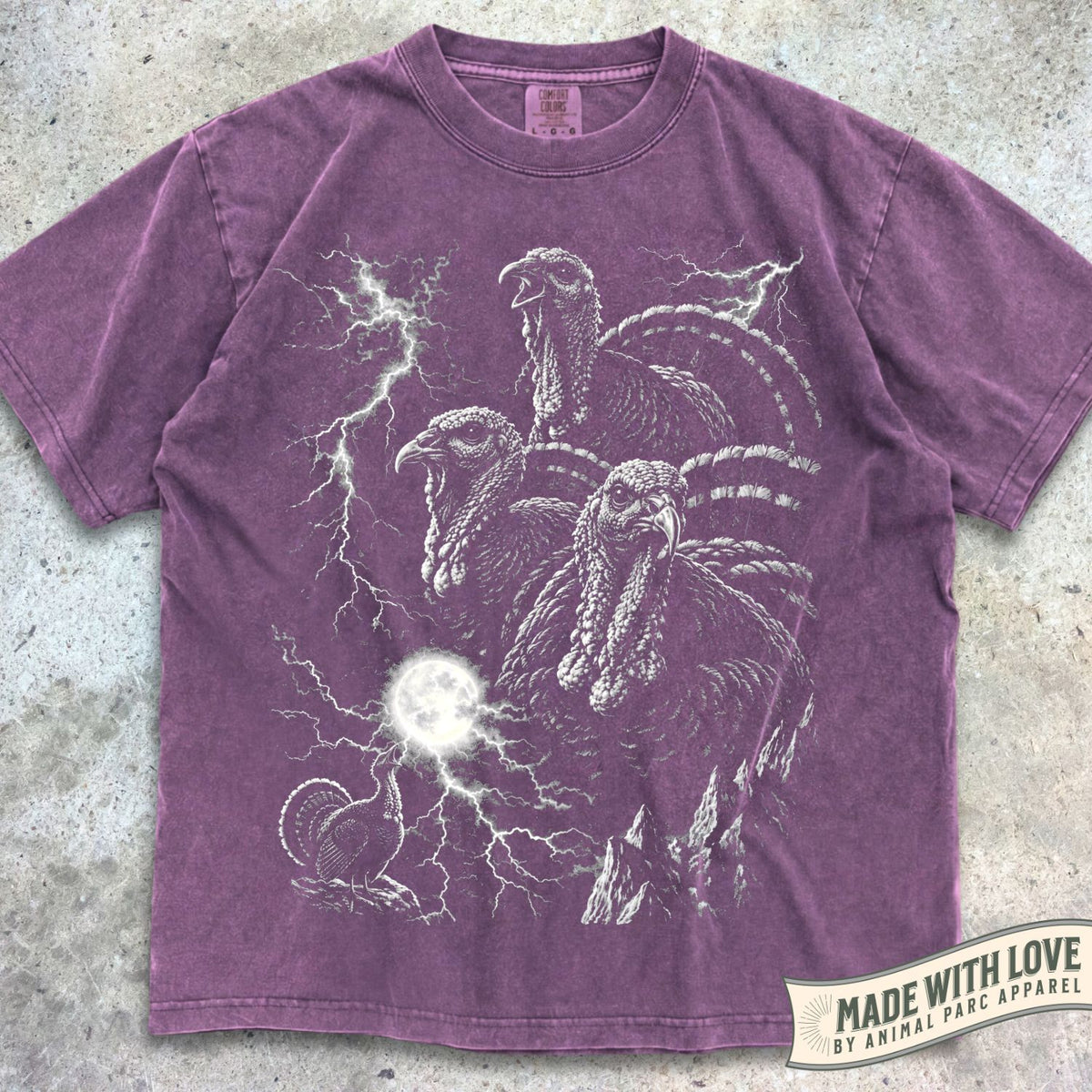 Lightning Turkeys Tee