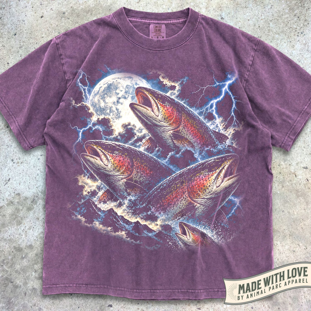 Lightning Rainbow Trouts Tee