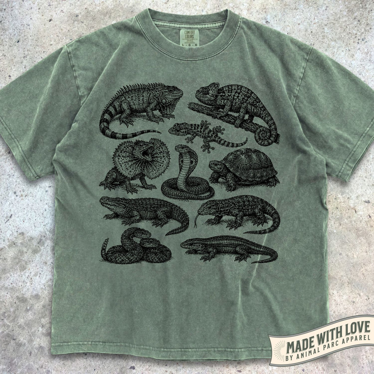 Reptile Compilation Tee