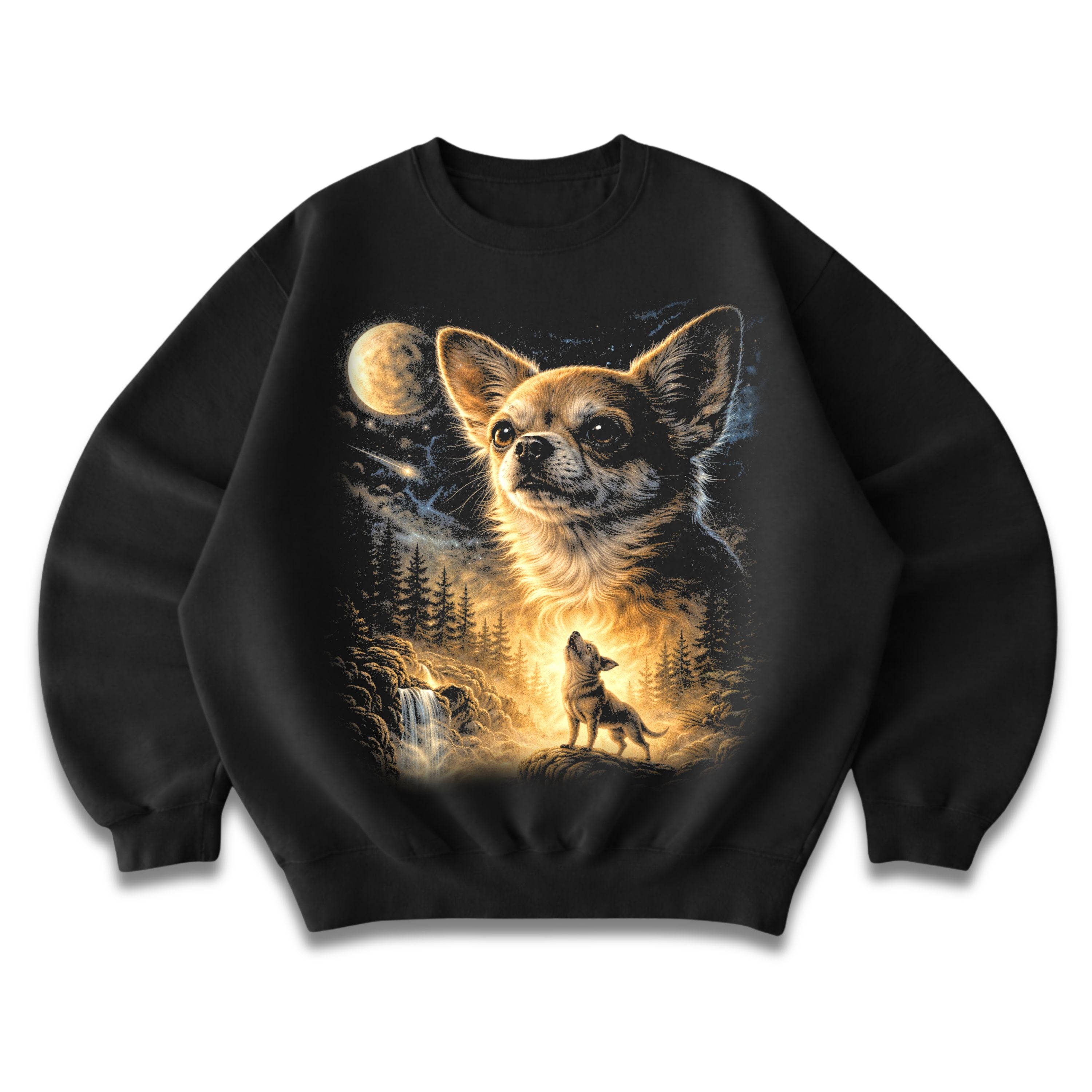 Chihuahua Moonlight Crewneck