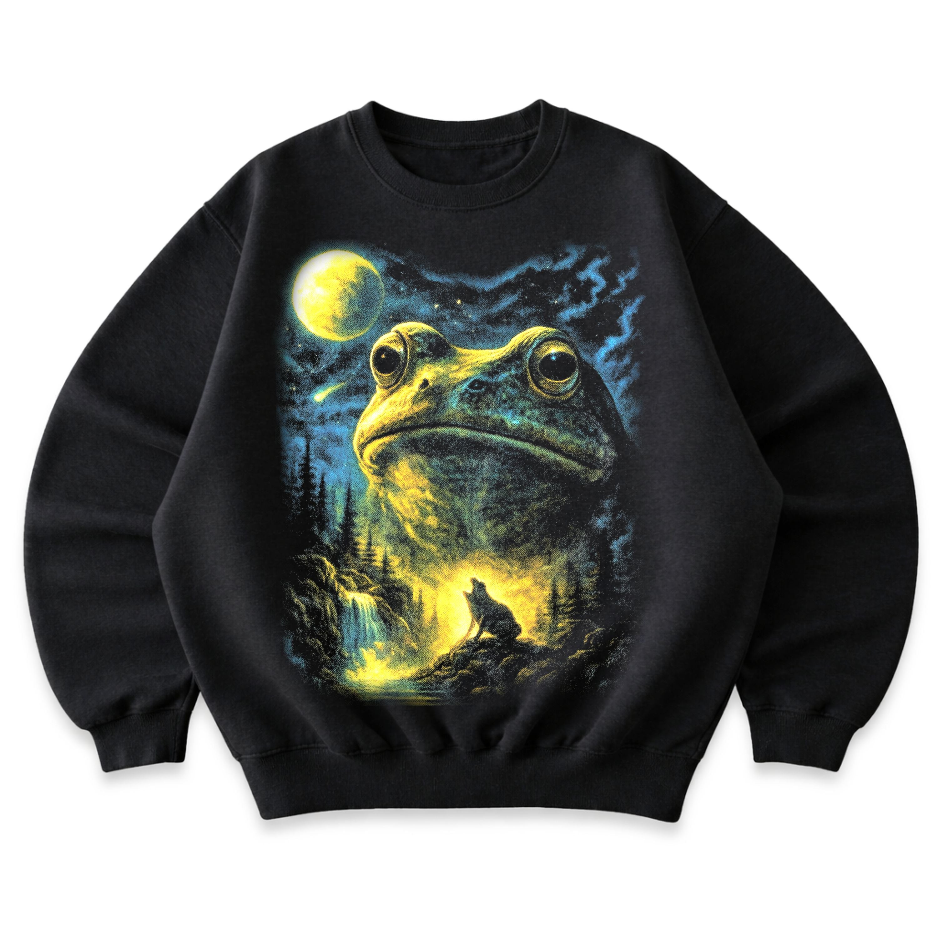 Frog Howling to the Moon