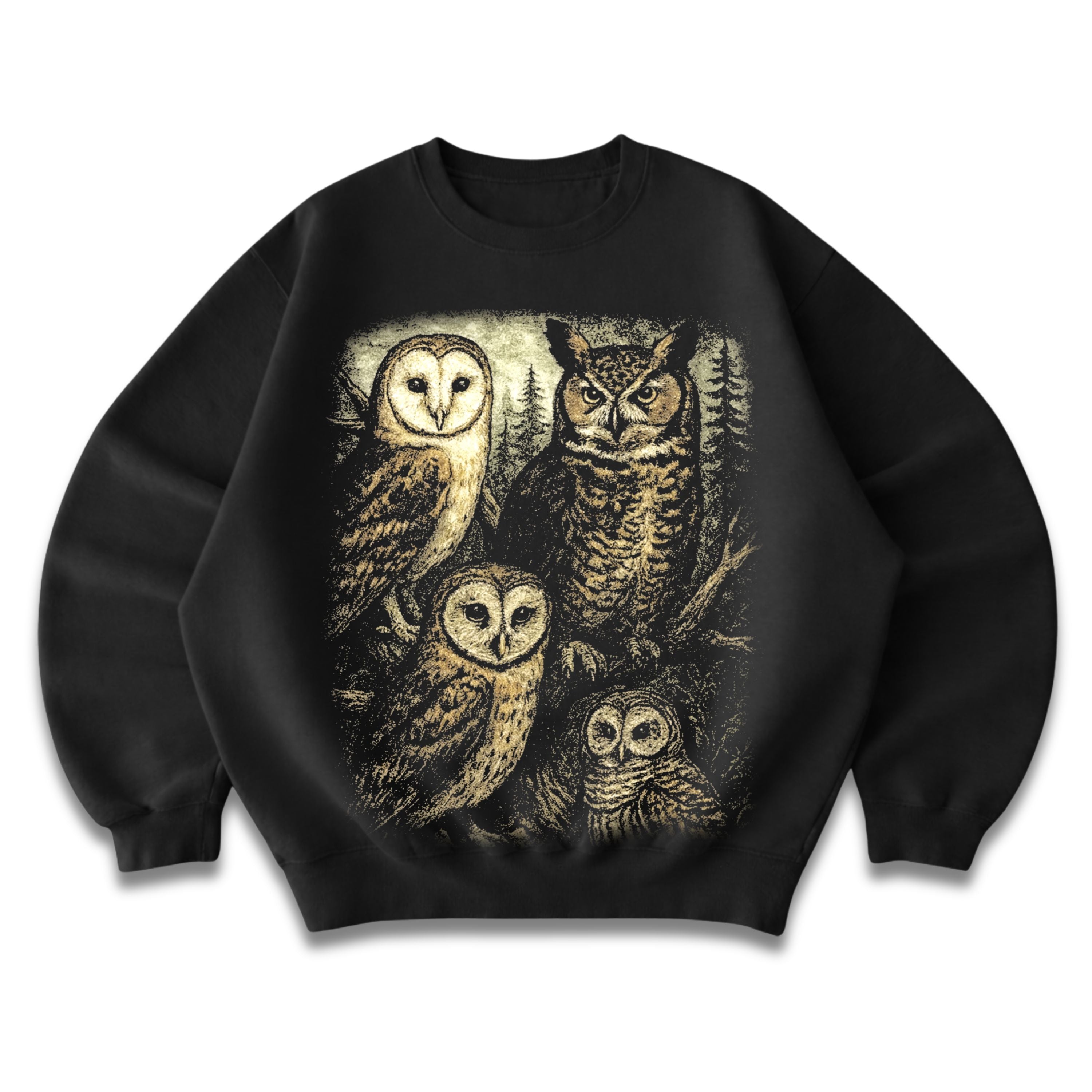 Forest Owls Crewneck