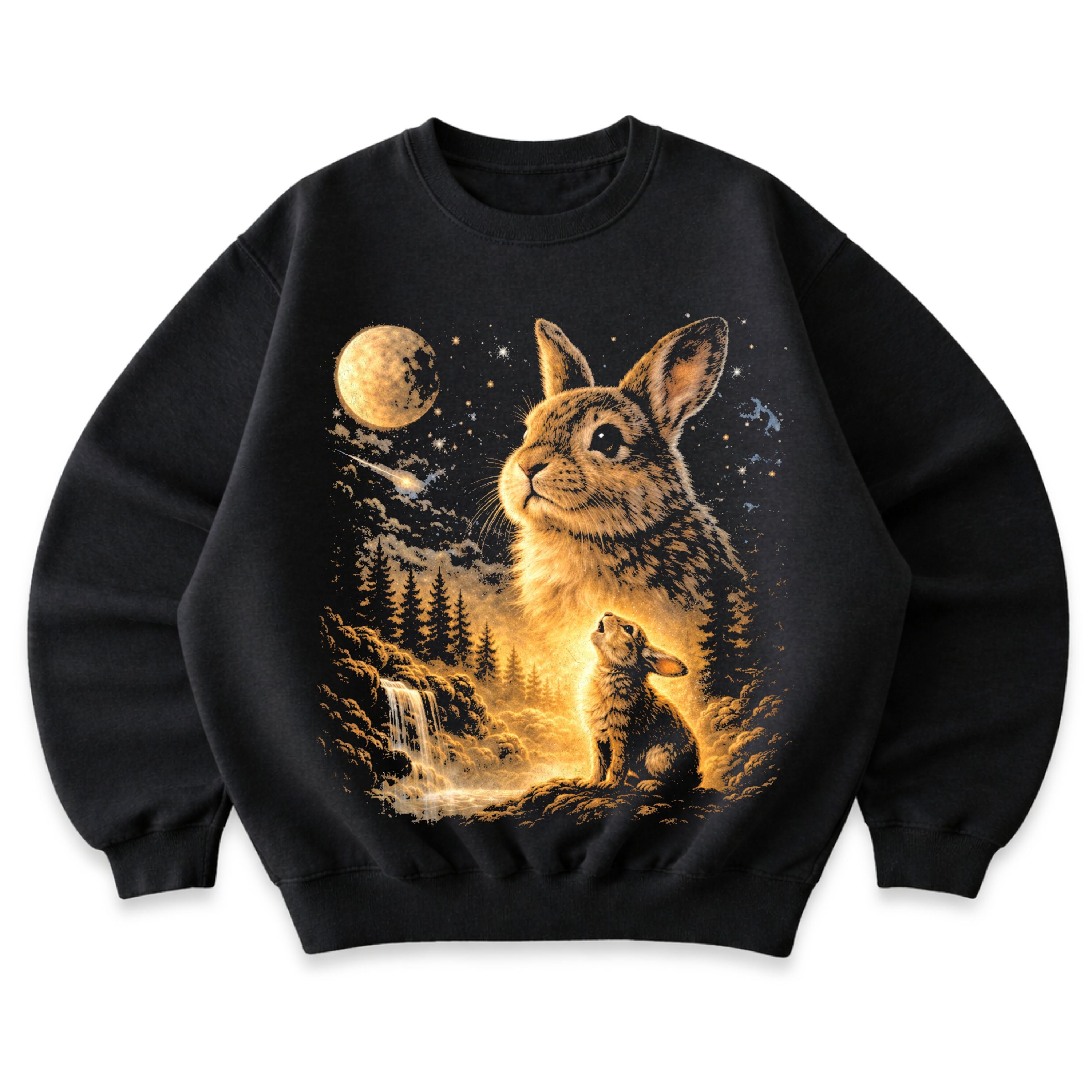 Bunny Howling to the Moon