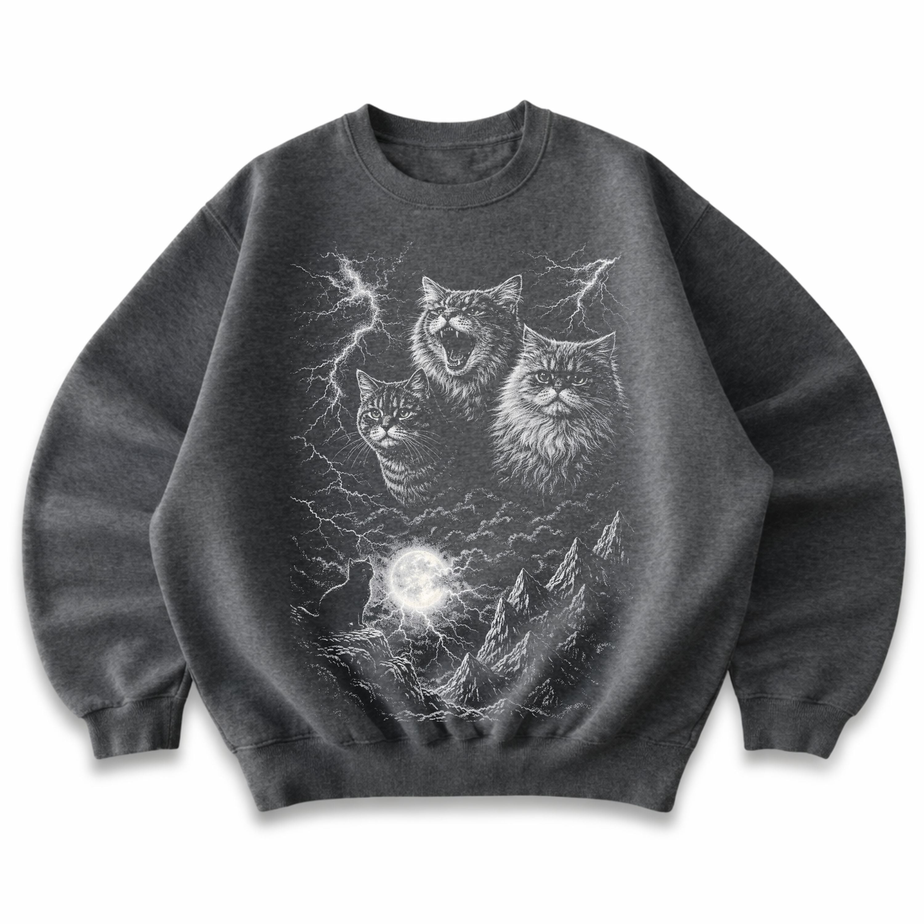 Lightning Cats Crewneck