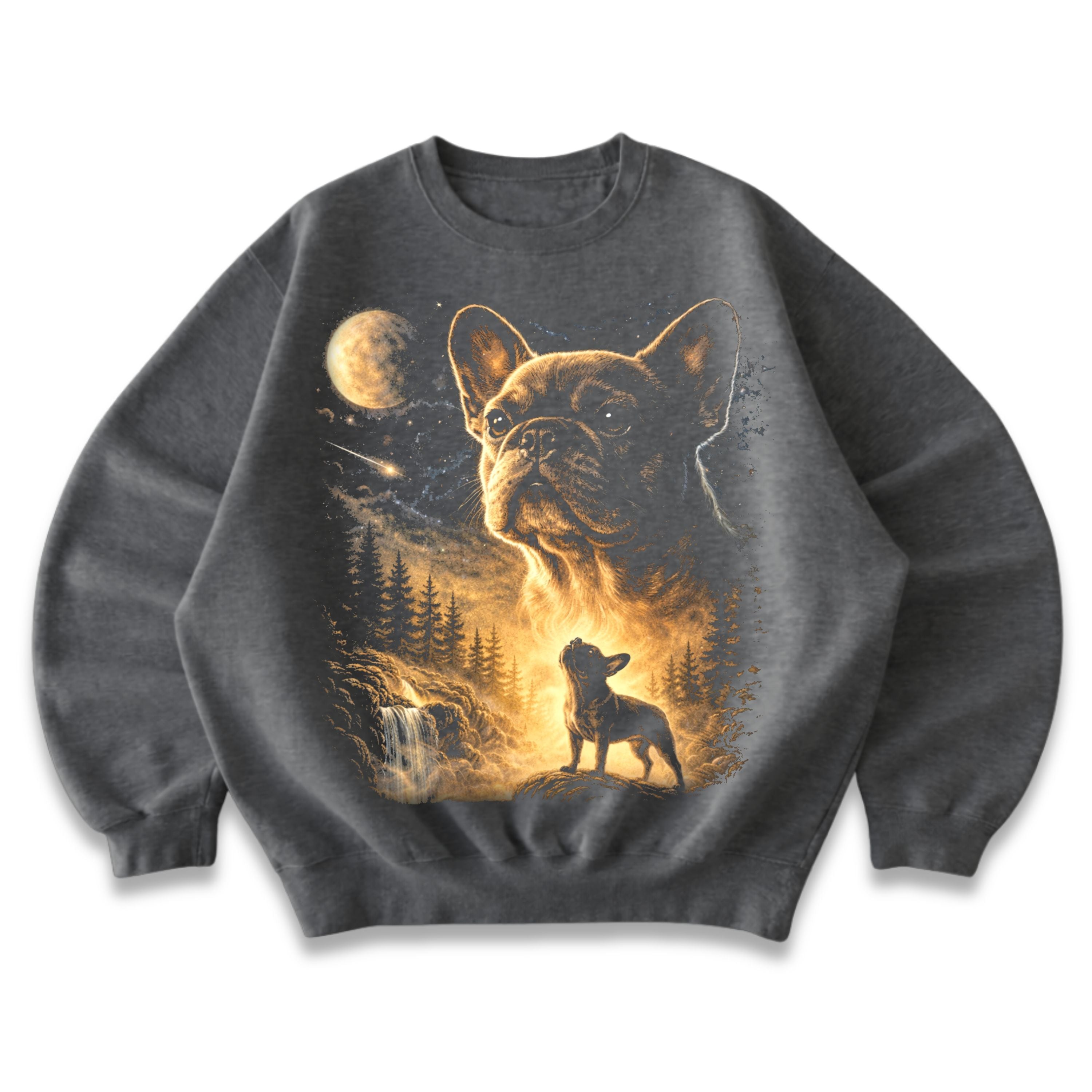Frenchie Moonlight Crewneck