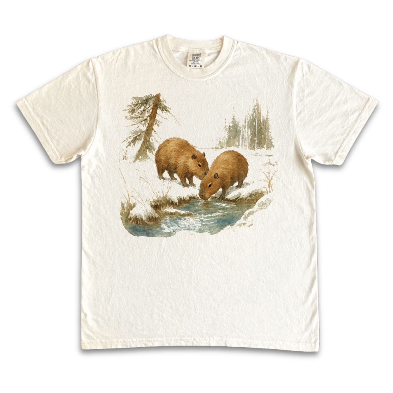 Capybaras in Nature