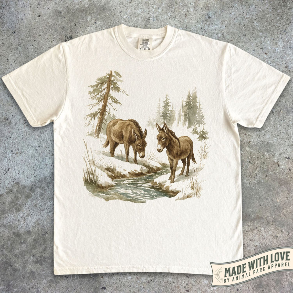 Nature Donkeys Tee