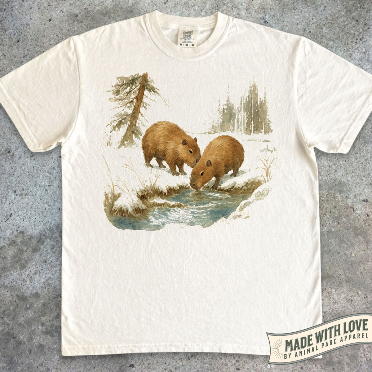 Capybaras in Nature Tee