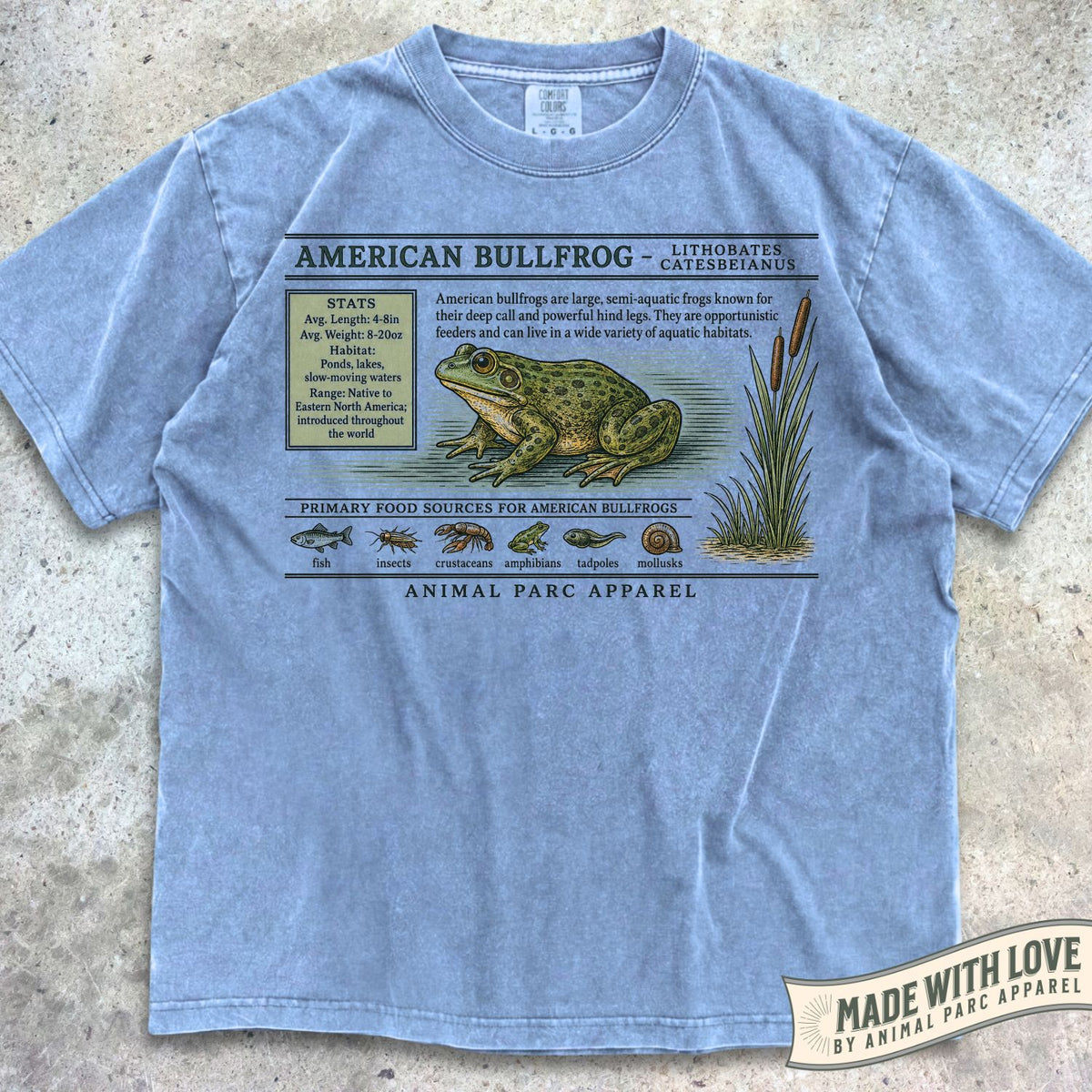 American Bullfrog Zoology Tee