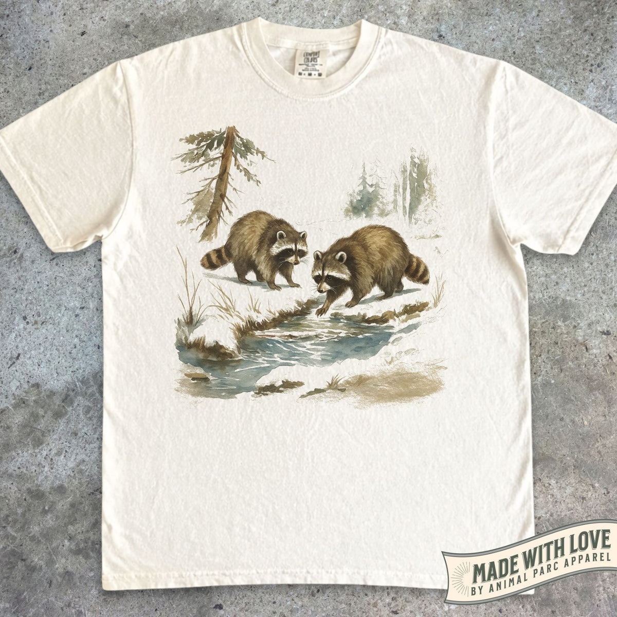 Nature Raccoons Tee
