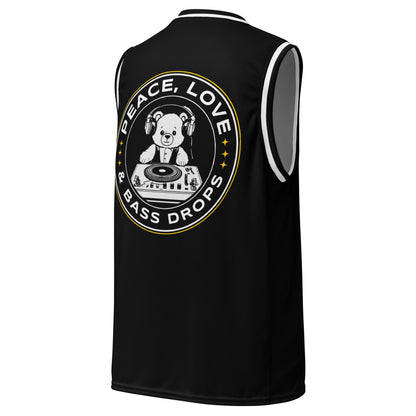 Peace, Love & Bass Drops - Backprint Teddy Jersey