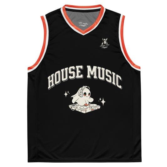 House Music Ghost - Basketball Jersey