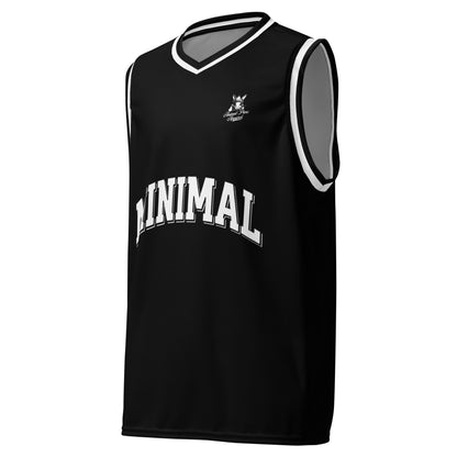 Minimal Basketball Jersey - Black