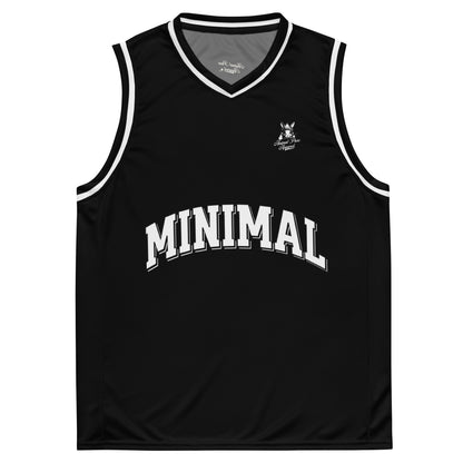 Minimal Basketball Jersey - Black