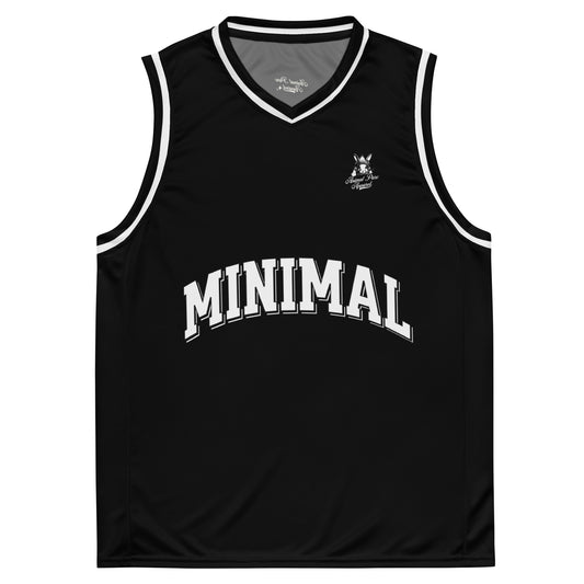 Minimal Basketball Jersey - Black