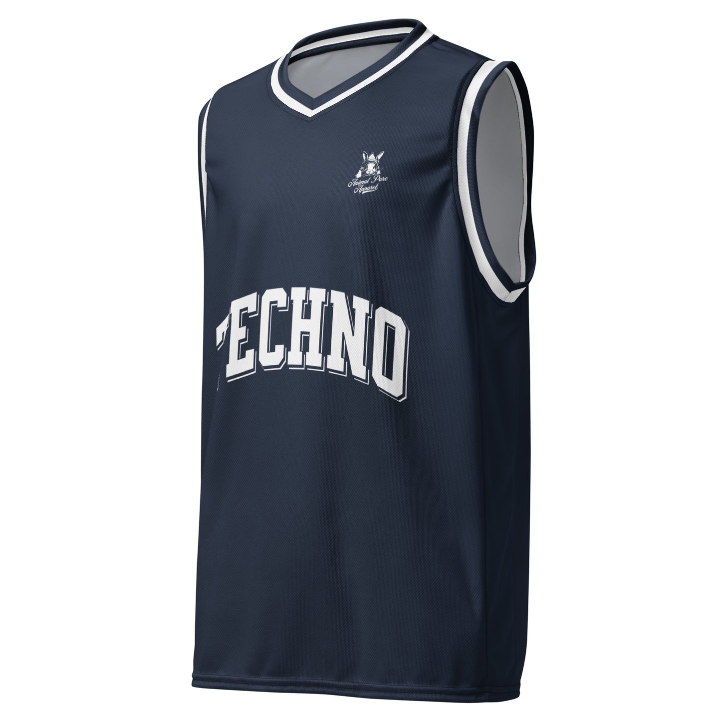Techno Basketball Jersey - Deep Blue