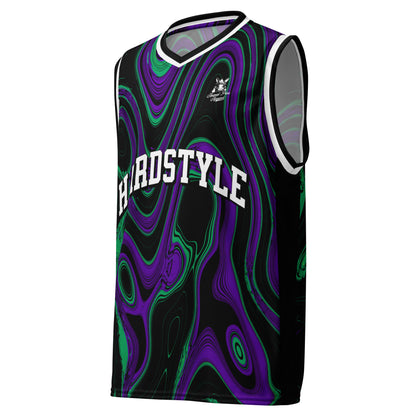 Hardstyle Basketball Jersey - Dark Liquid