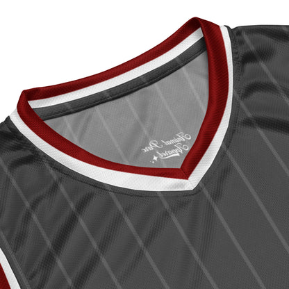 Techno Pinstripes - Baseketball Jersey