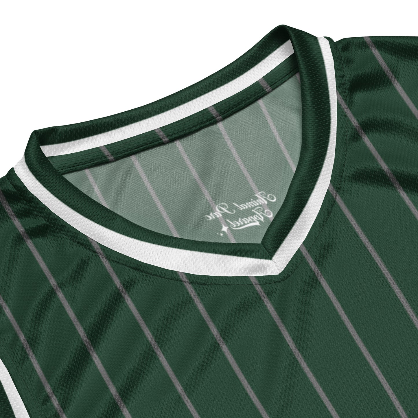 Feeling Dope - Pinstripes Basketball Jersey - Green