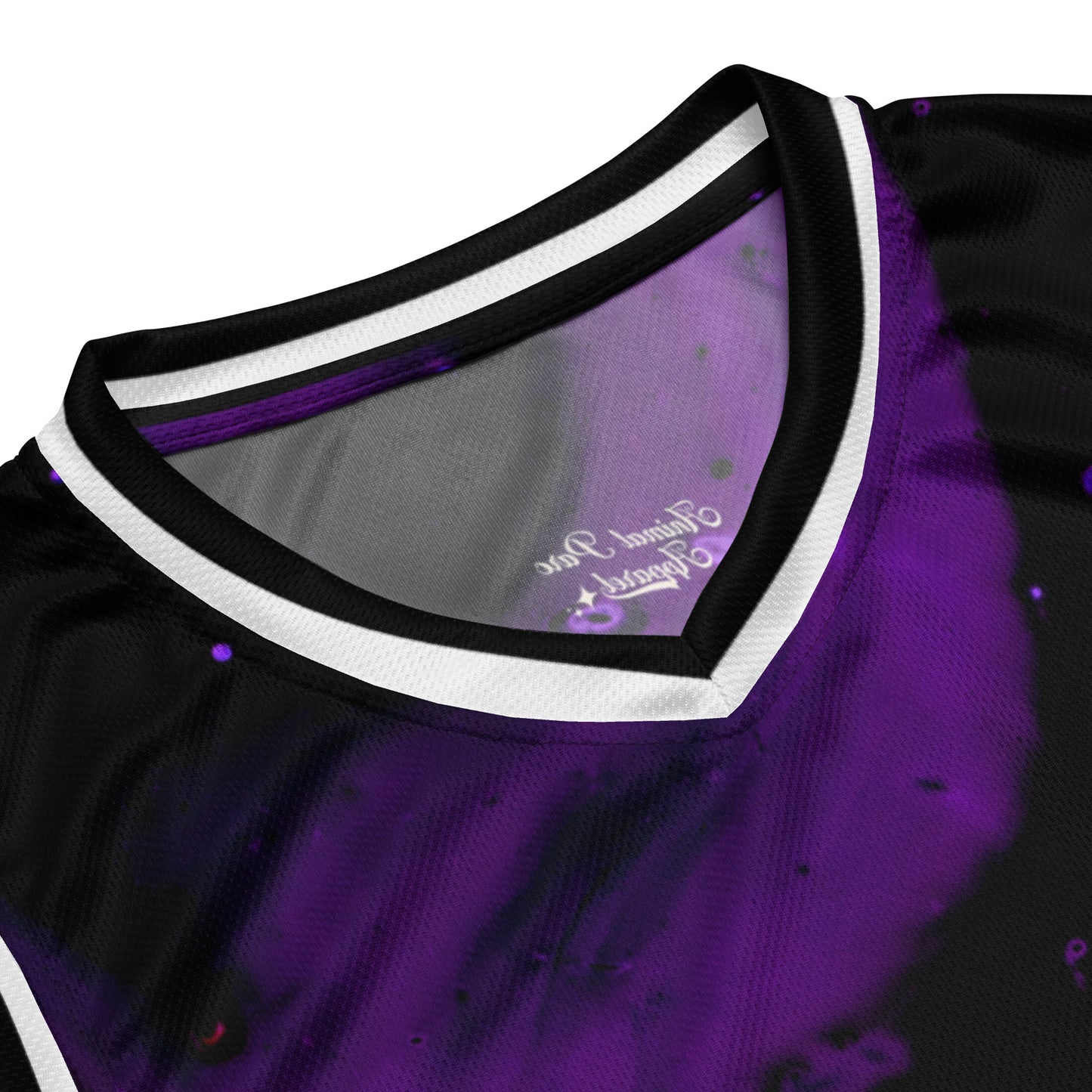 Minimal Basketball Jersey - Blue Liquid