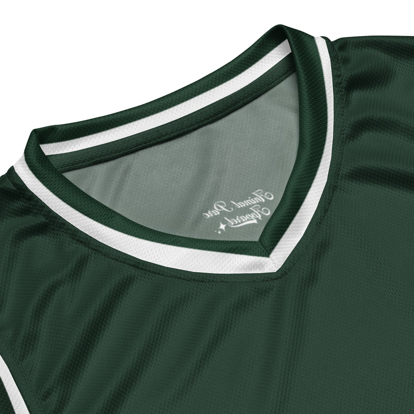 Techno Basketball Jersey - Deep Green