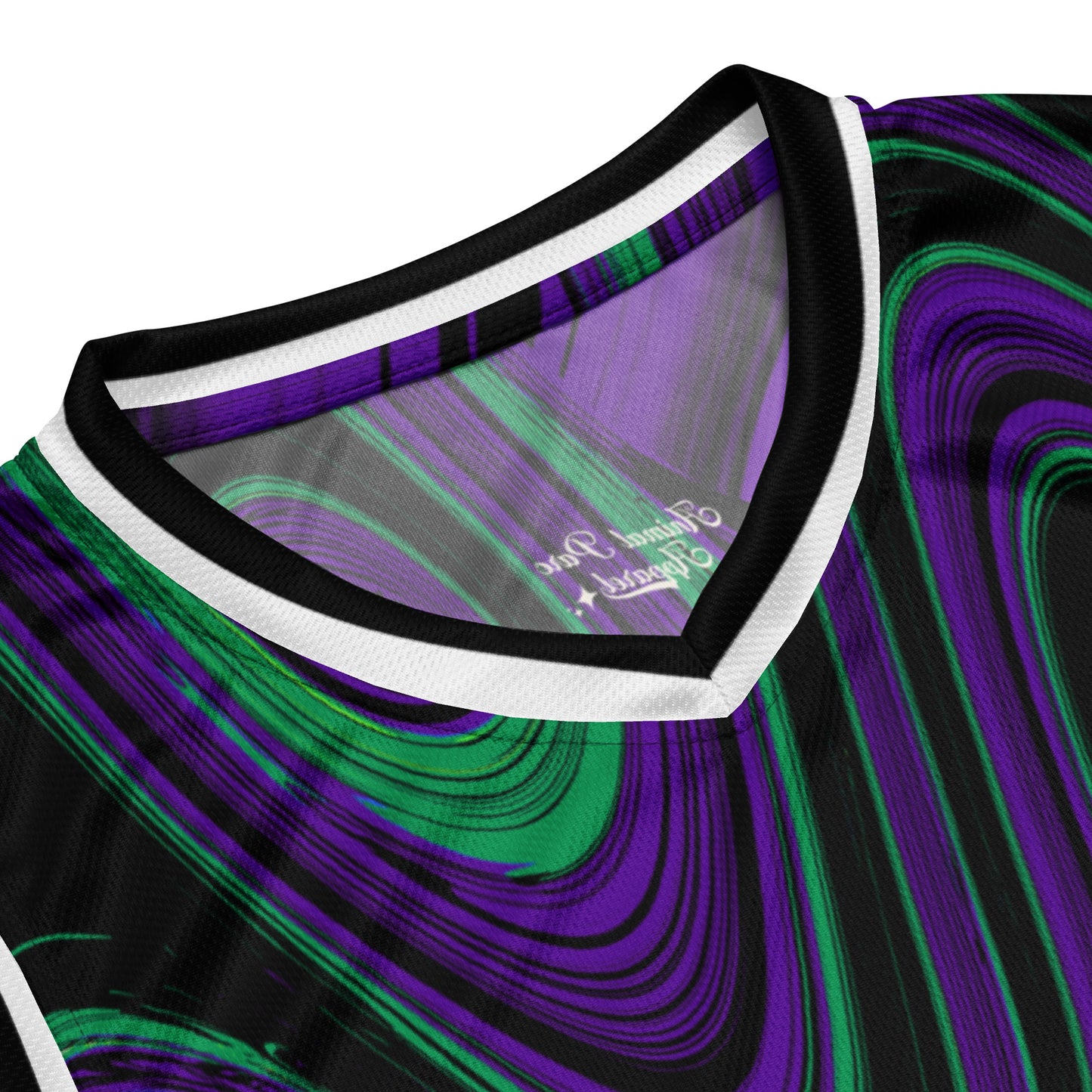 Techno Jersey - Purple Green Liquid